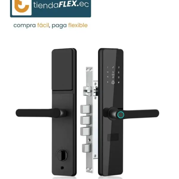 CERRADURA INTELIGENTE WIFI – TUYA SMART – 5 PISTONES – APERTURA HUELLA