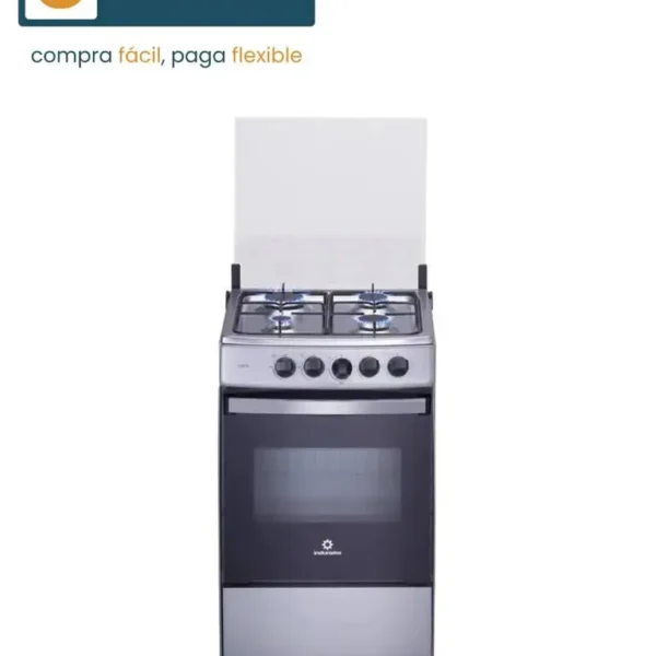 COCINA DUBLÍN PLUS 20 A GAS - 4 QUEMADORES (GRIS)