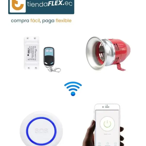 KIT ALARMA COMUNITARIA CON SIRENA POTENTE – MAADOK