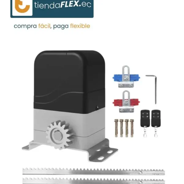KIT MOTOR DE GARAJE AMERICANO PARA PUERTA CORREDIZA 300KG – FORTEDOOR