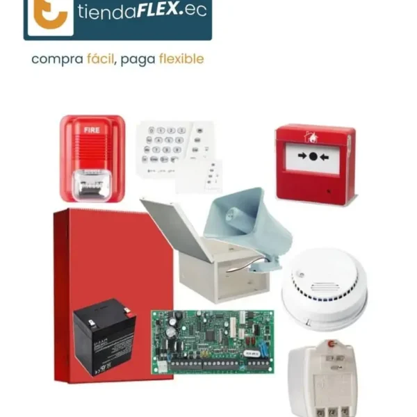 KIT BÁSICO PARA ALARMA DE INCENDIO CABLEADA – PARADOX PX-KIT04INC