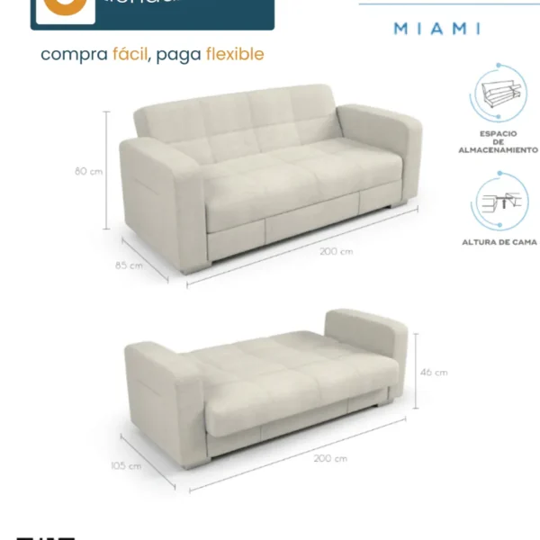 Sofá Cama Miami – Chaide & Chaide