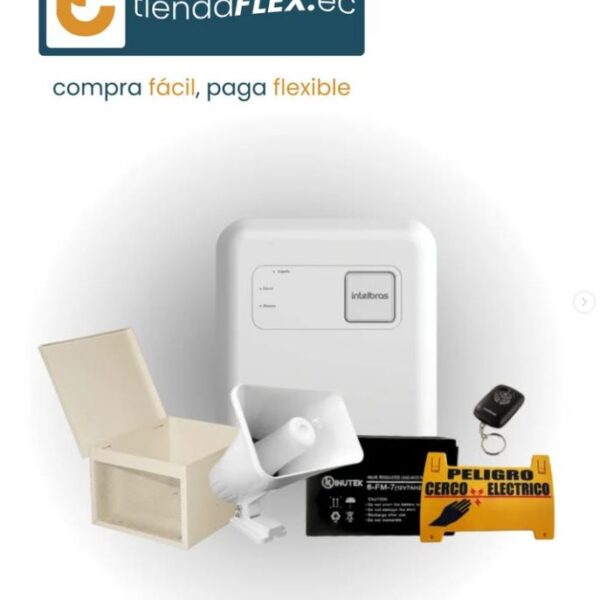 ELC3020 - Kit Cerco Eléctrico Completo con Central