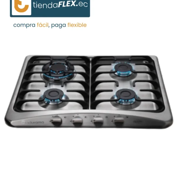 QUA - ENCIMERA A GAS 60CM CROMA