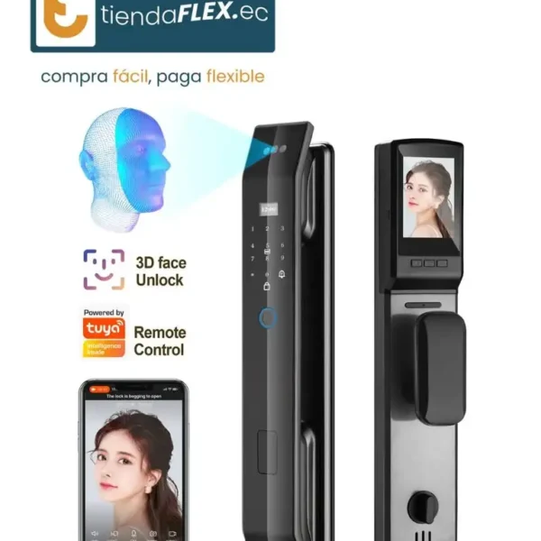 Cerradura Facial 3D WiFi Tuya Smart – Maadok