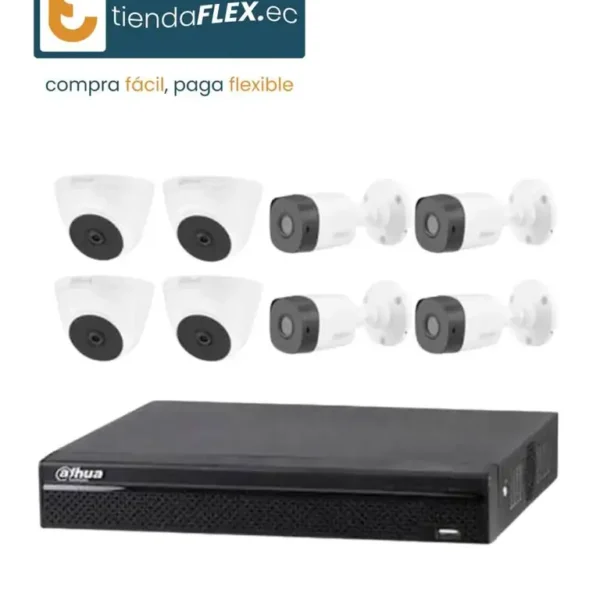 Kit de 8 Cámaras de Seguridad 1080P – DAHUA