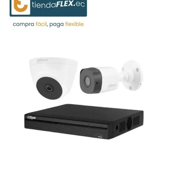 Kit de 2 Cámaras de Seguridad 1080P – Dahua