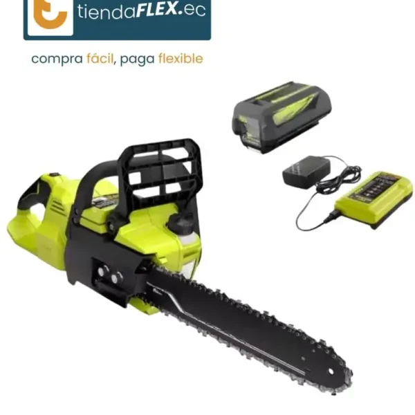 Motosierra 40V HP 14" – Ryobi Sin Escobillas + Batería 🔋