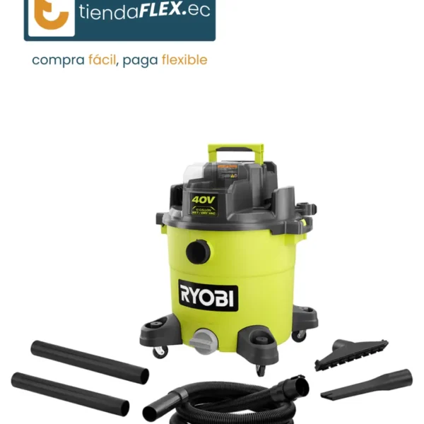 Aspiradora Húmeda/Seco 40V – 10 Galones Ryobi