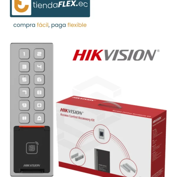KIT HIKVISION DE CONTROL DE ACCESO BIOMÉTRICO