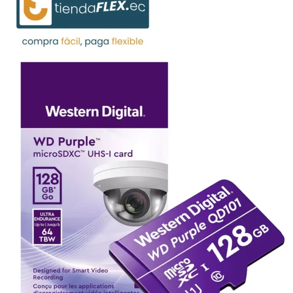 MicroSD WD Purple 128GB Ultra Endurance