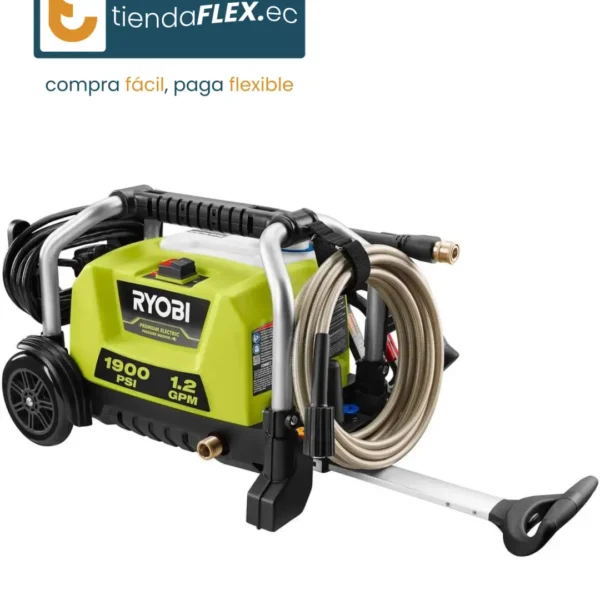 HIDROLAVADORA ELÉCTRICA 1900 PSI / 1.2 GPM RYOBI