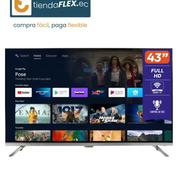 43TMKFHD Televisor Motorola 43" LED Google TV – Full HD