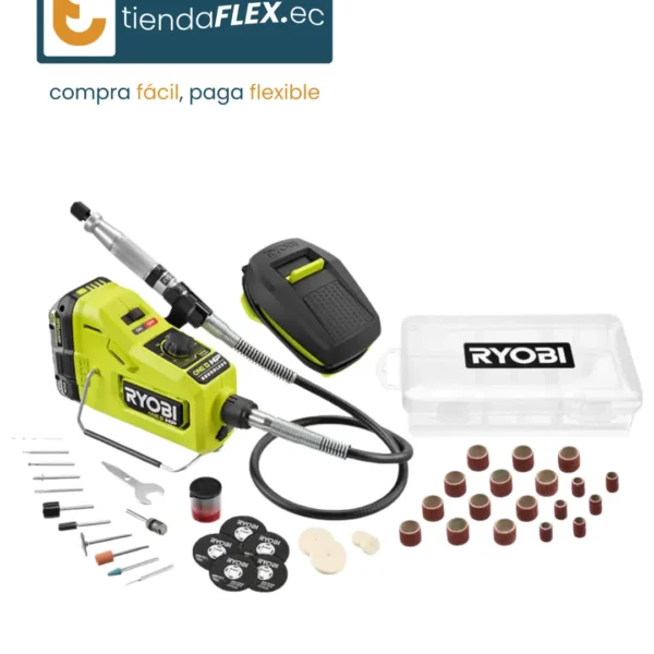 KIT HERRAMIENTA ROTATIVA INALÁMBRICA ONE+ HP RYOBI 18V