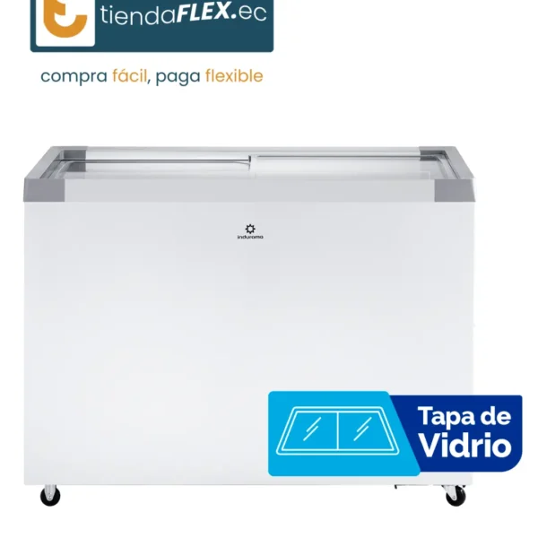 CI-299 - Congelador Indurama T/Vidrio ESC BL
