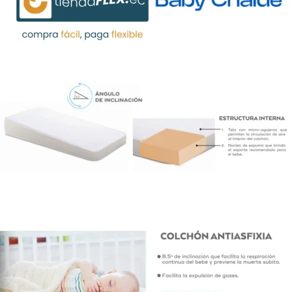 Colchón Baby Chaide Antiasfixia
