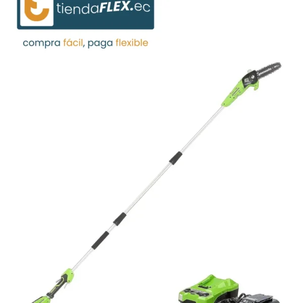 Podadora Inalámbrica 24V – Batería y Cargador