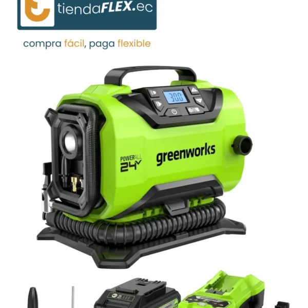 INFLADOR PORTÁTIL 24V 2.0Ah