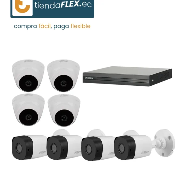 KIT 8 CÁMARAS 5MP