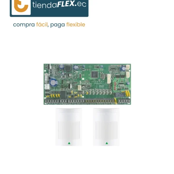 KIT PANEL CENTRAL DE ALARMA 4 ZONAS