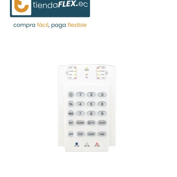 TECLADO LED CABLEADO 10 ZONAS VERTICAL