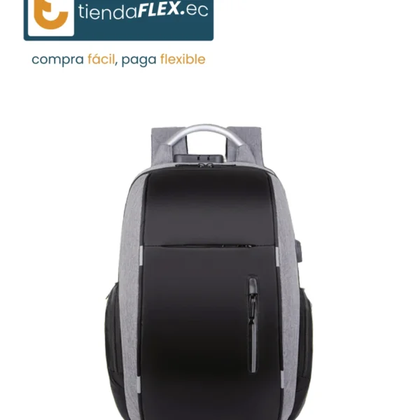 MOCHILA CON PUERTO USB Y CANDADO