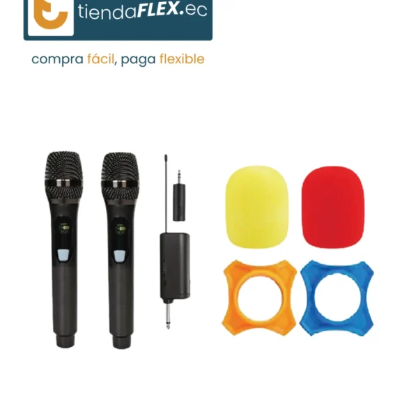 MICRÓFONO DE 2 CANALES UHF