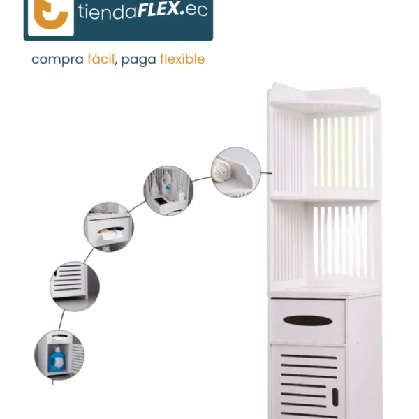 MUEBLE ESQUINERO DE BAÑO IMPERMEABLE