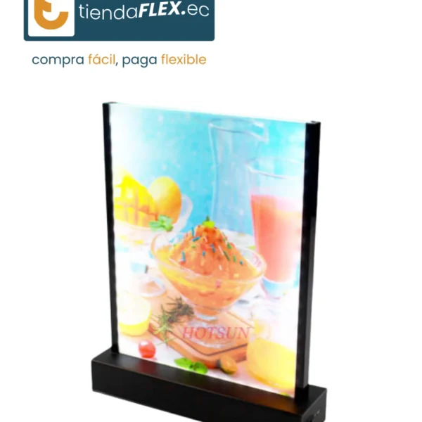 LETRERO CON LUZ LED