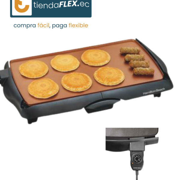 PLANCHA PARA ASAR HAMILTON BEACH MODELO 38521G