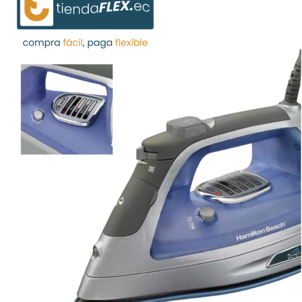PLANCHA DE ROPA HAMILTON BEACH MODELO 19802