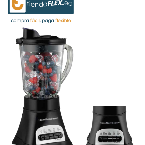 LICUADORA HAMILTON BEACH NEGRA MOD 58165