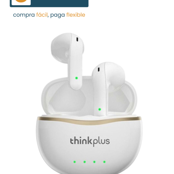 AUDÍFONOS BLUETOOTH THINKPLUS X16 BLANCO LENOVO